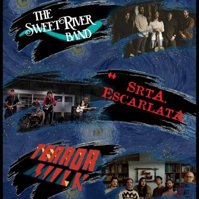 SRTA.ESCARLATA + THE SWEET RIVER BAND +TERROR MILK