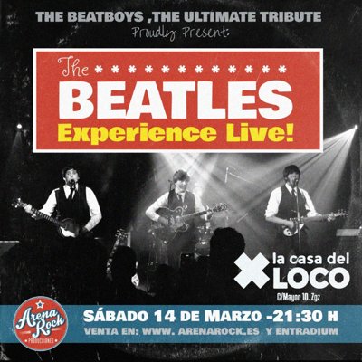 THE BEATLES EXPERIENCE LIVE! -WITH THE BEATBOYS! THE BEATLES EXPERIENCE LIVE! -WITH THE BEATBOYS!