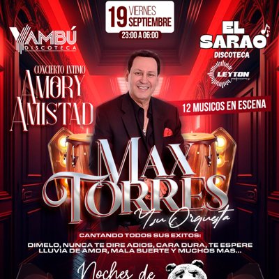 Max Torres en Discoteca Yambu Max Torres en Discoteca Yambu